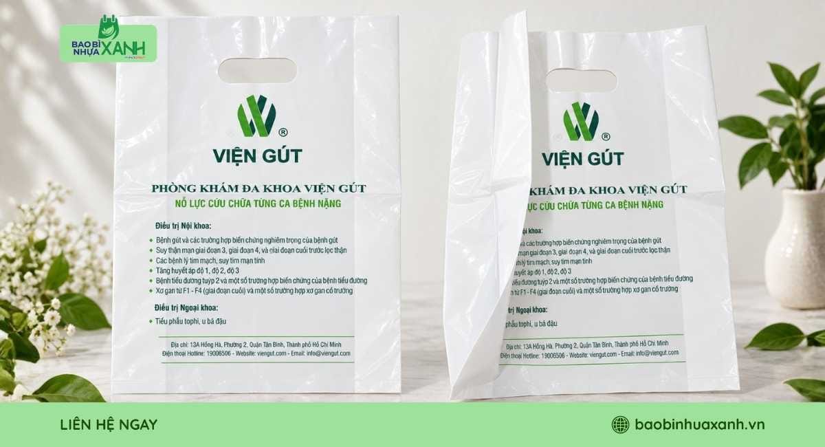 Túi hột xoài PE sữa tự hủy
