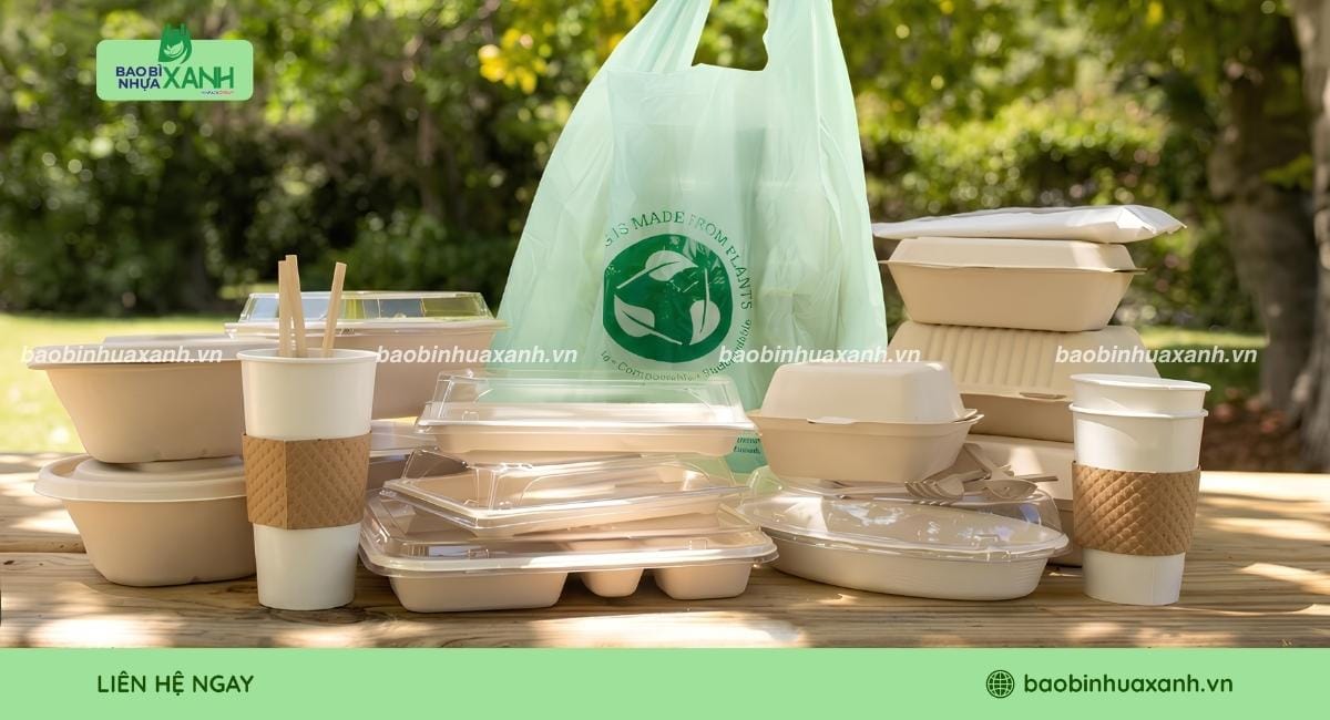 Ly, cốc, khay đựng thực phẩm vật liệu Biodegradable