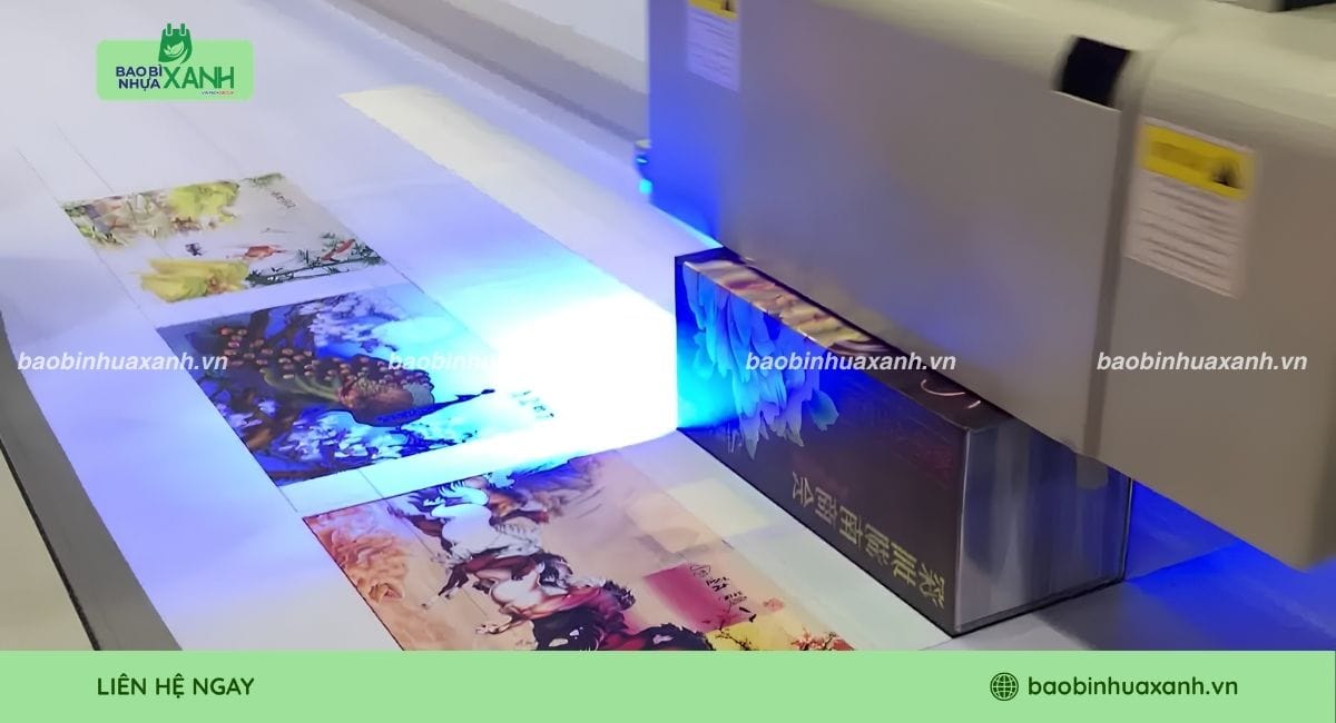 Mực in UV in Flexo hộp đựng