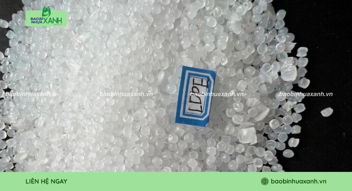 Nhựa LDPE được dùng để sản xuất màng bọc và túi nhựa