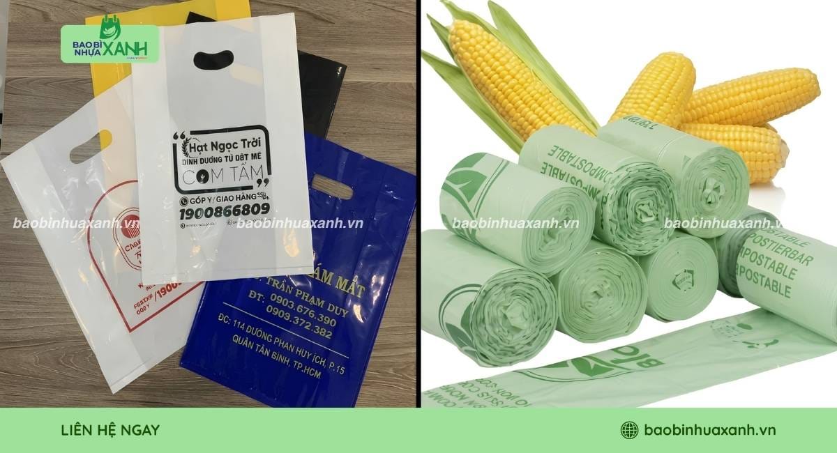 Phân biệt túi sinh học và túi nhựa thông thường