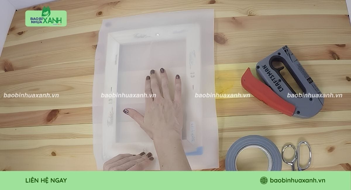 Quy trình căng lưới khung in lụa