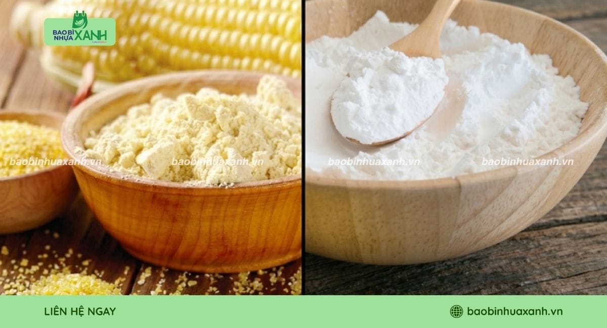 So sánh tinh bột ngô và bột ngô