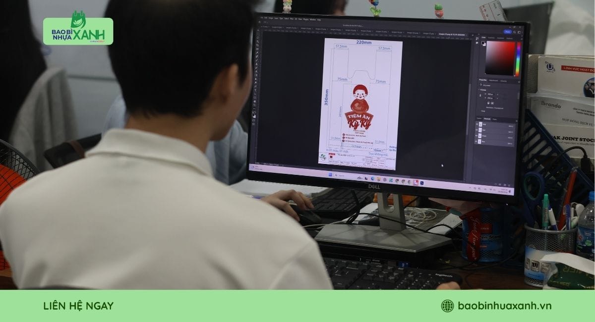 Thiết kế mẫu túi 2 quai HD sữa Kỳ Kỳ Bakery