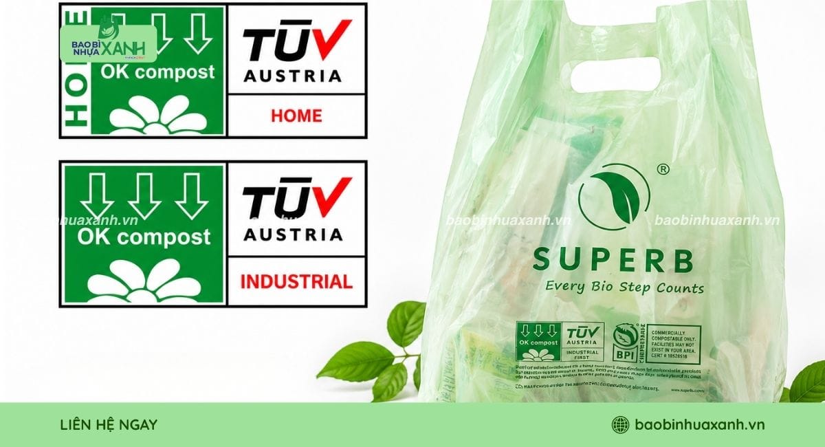 Tìm hiểu chứng nhận Ok Compost Tuv Austria
