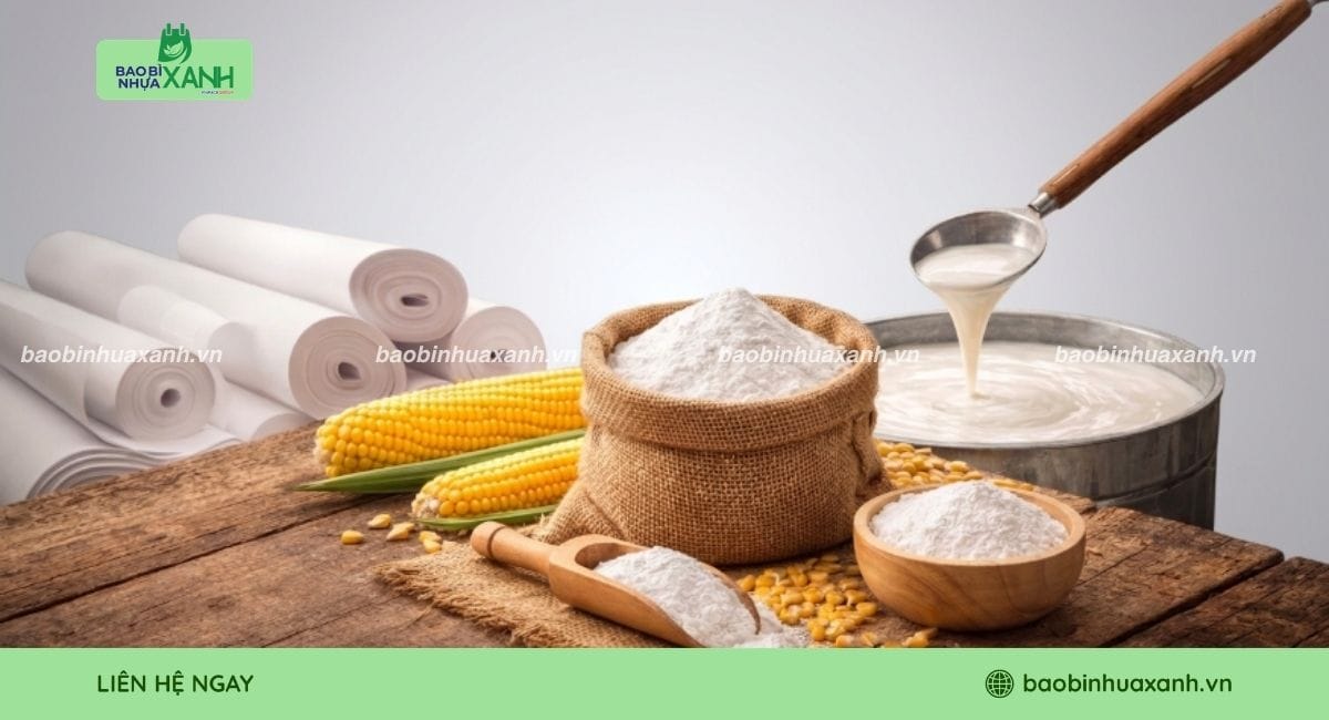 Tinh bột ngô trong ngành sản xuất giấy