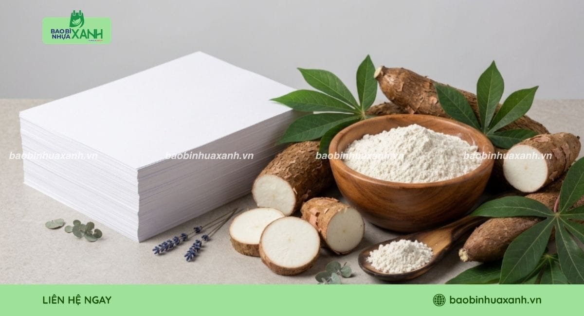 Tinh bột sắn trong sản xuất giấy
