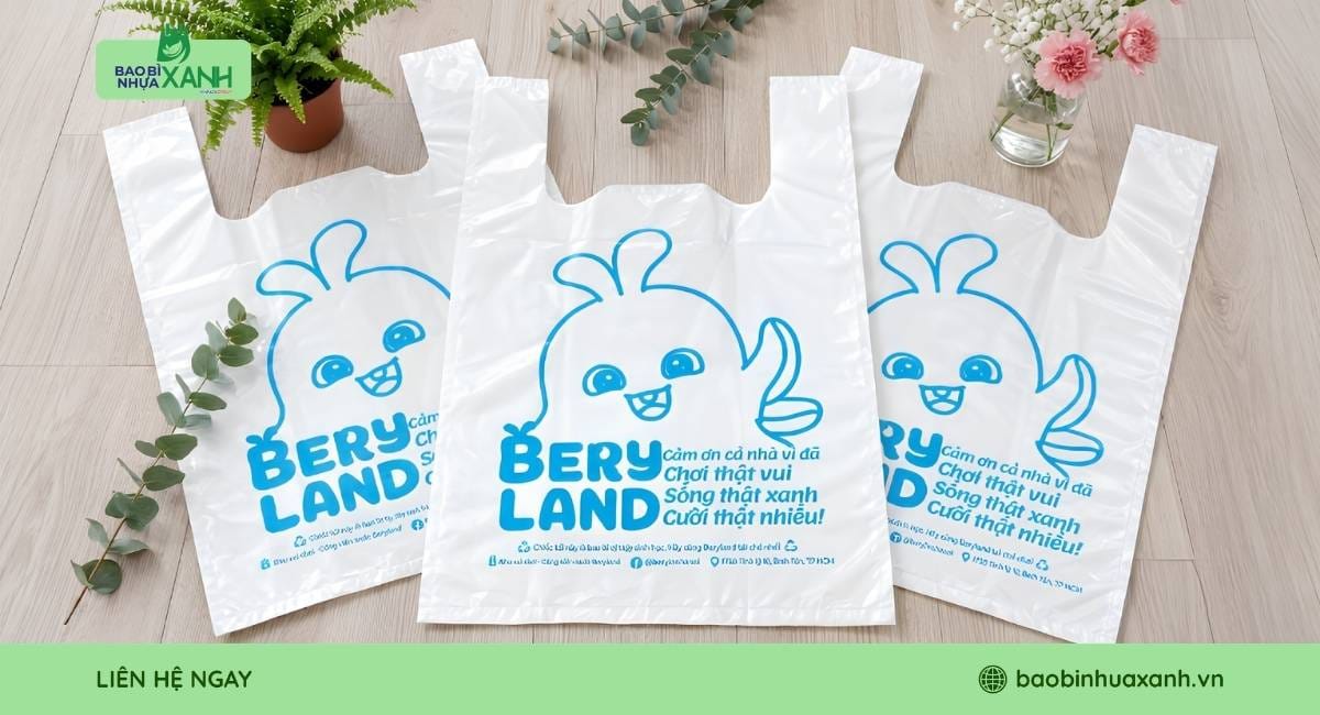 Túi 2 quai HD sữa BERY LAND