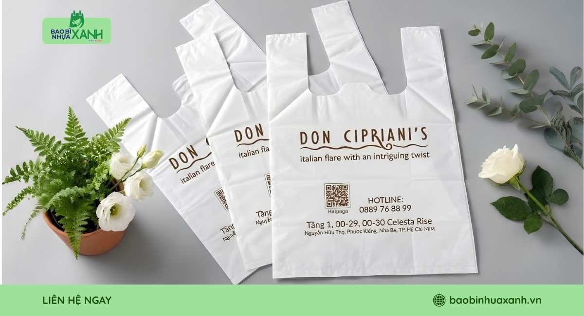 Mẫu túi HD sữa tự hủy Menas