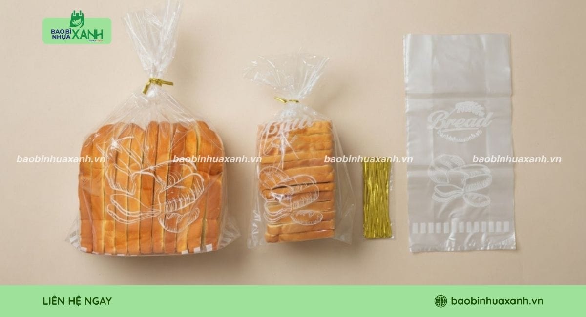 Túi bánh mì sandwich có in logo và thương hiệu