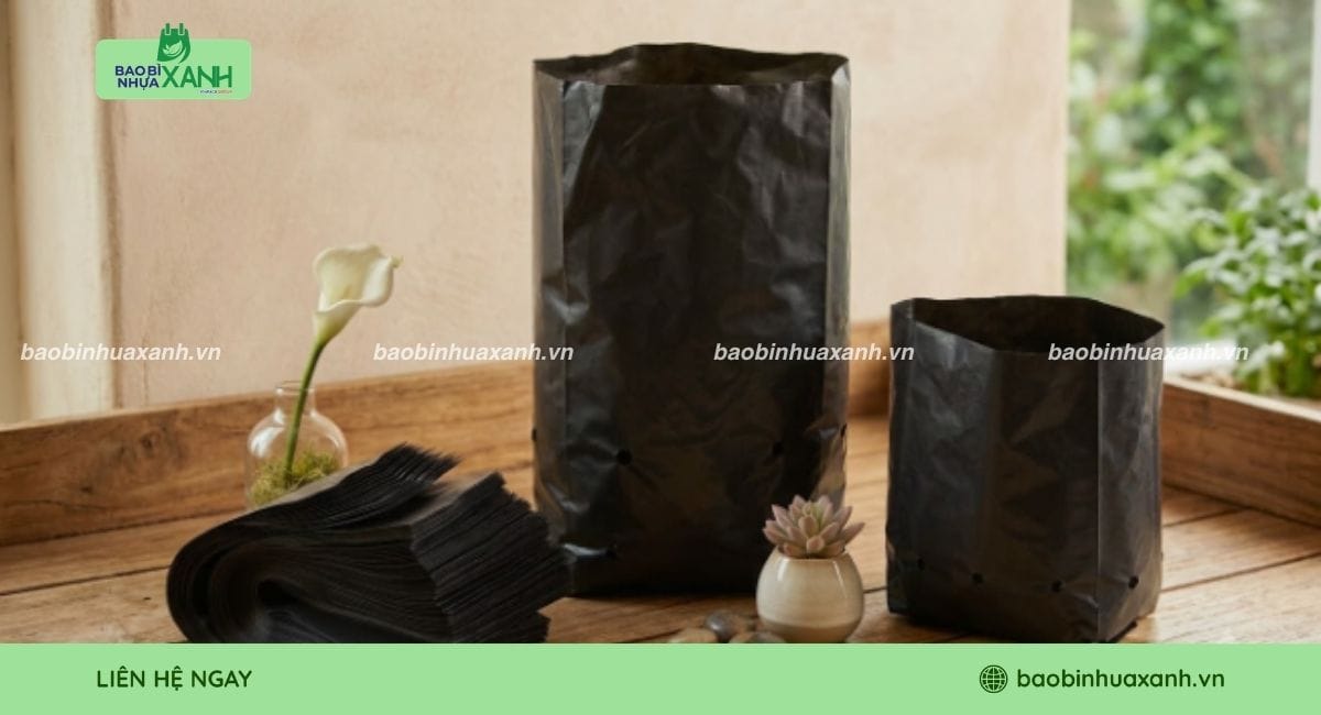 Túi bầu ươm cây từ nhựa PBS