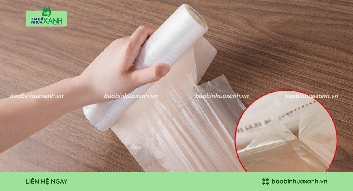 Túi cuộn thực phẩm có đường gân xé tiện lợi