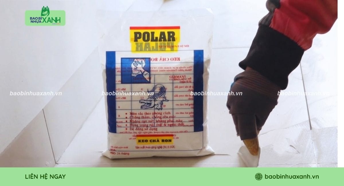 Túi đựng keo chà ron trong nghành vật liệu xây dựng