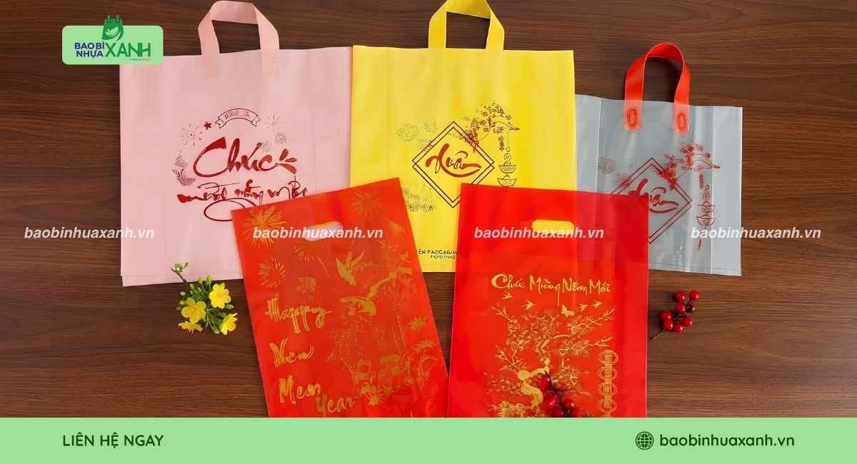 Túi đựng lịch Tết đa dạng màu sắt