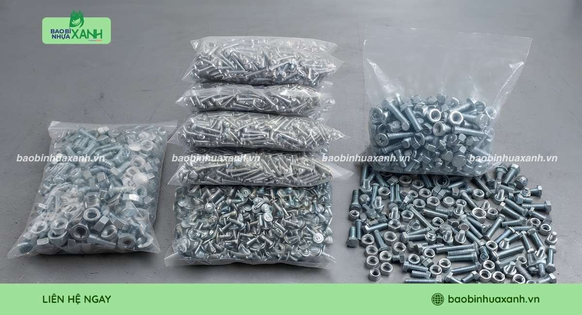 Túi đựng ốc vít thiết kế theo yêu cầu