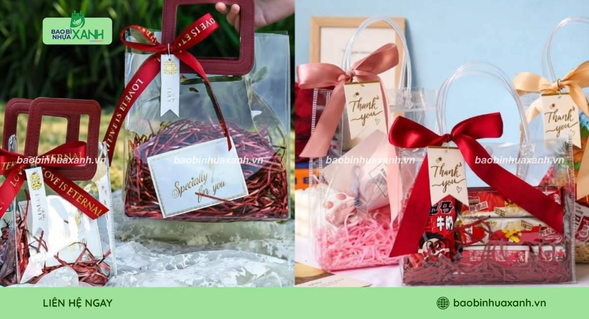Túi đựng quà trong suốt tặng sự kiện