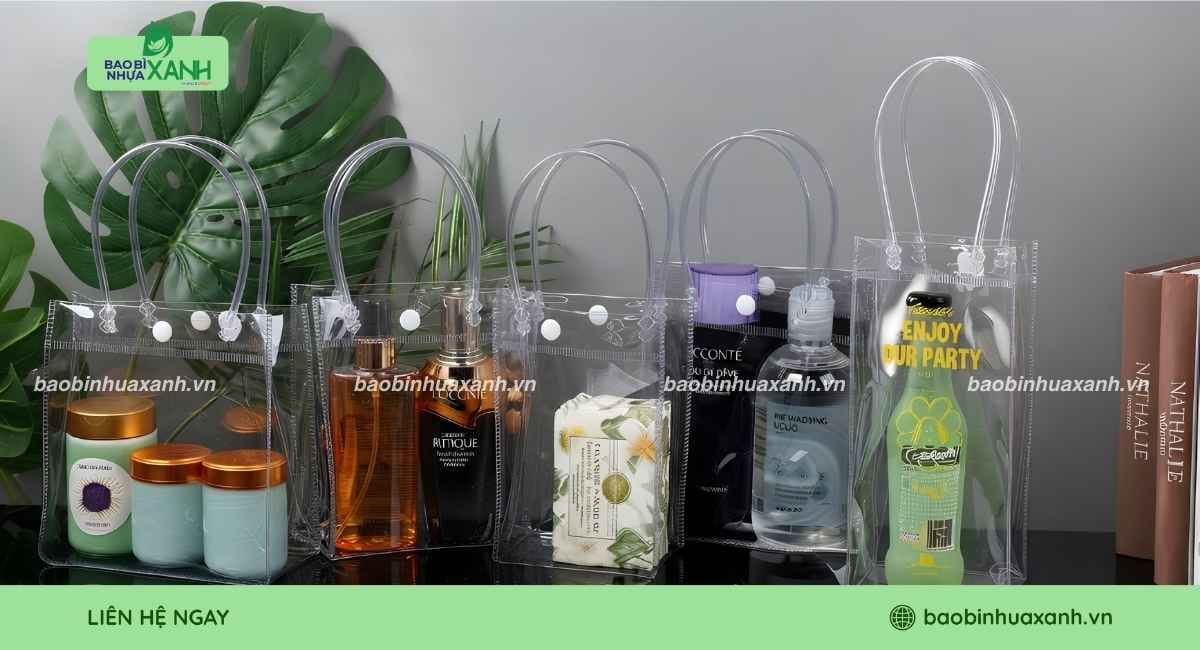 Túi đựng quà trong suốt đóng gói nhanh chóng
