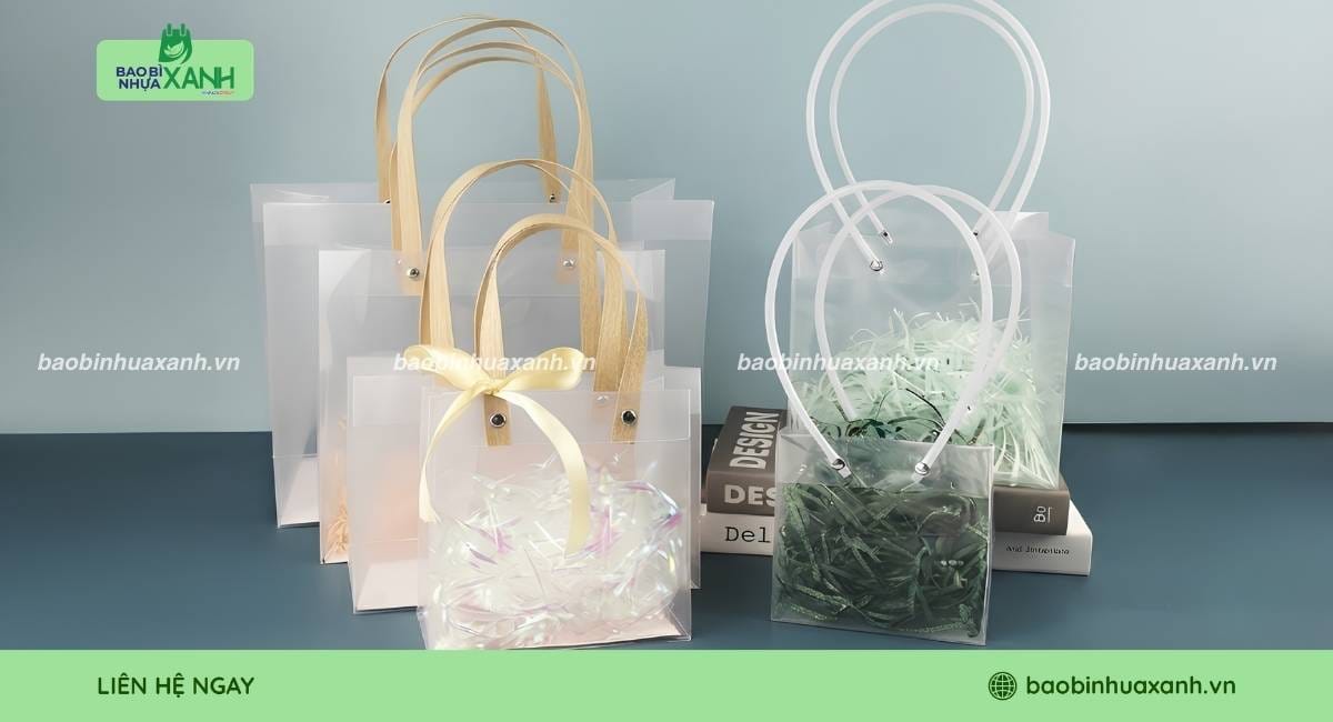 Túi đựng quà trong suốt kiểu dáng hiện đại