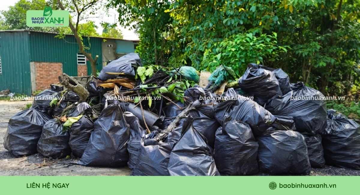 Túi rác size đại đựng được nhiều rác