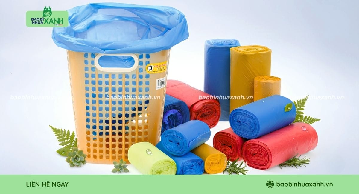 Túi đựng rác size tiểu dạng cuộn