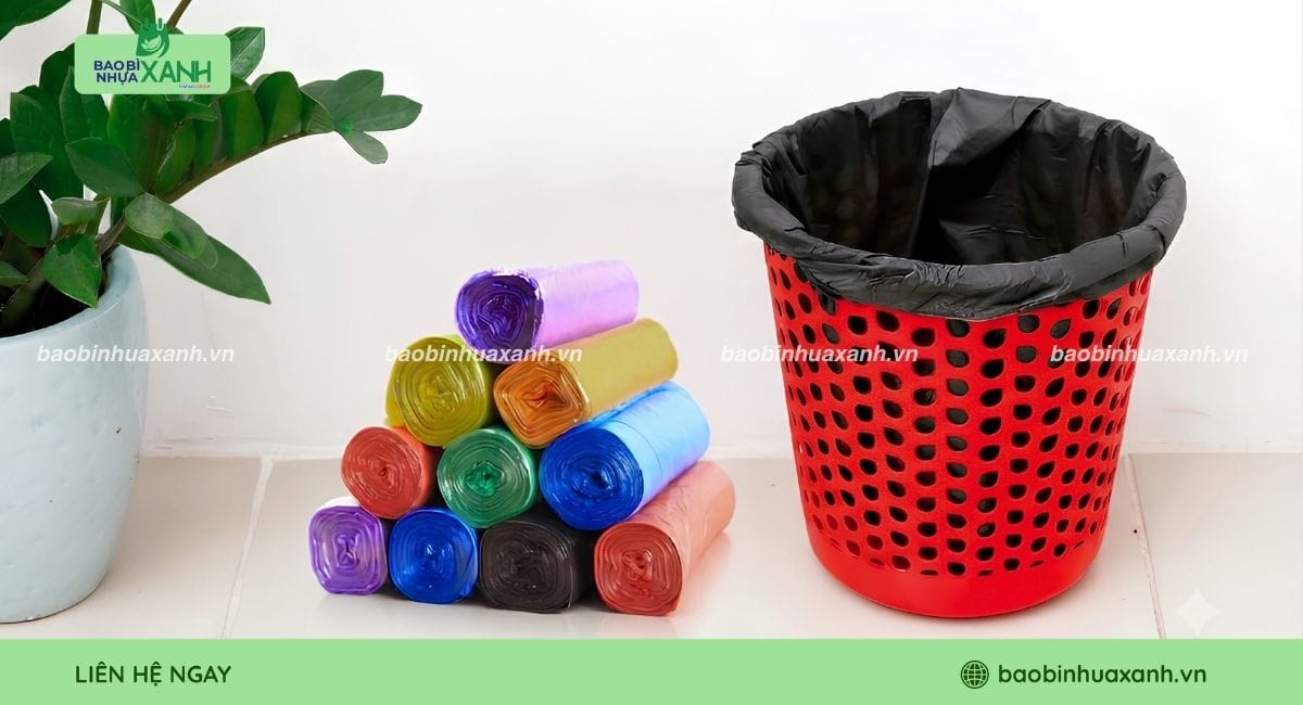 Túi đựng rác size tiểu cuộn tiện lợi