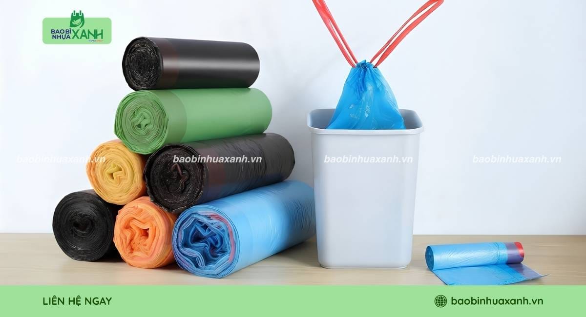 Túi đựng rác size tiểu có dây rút