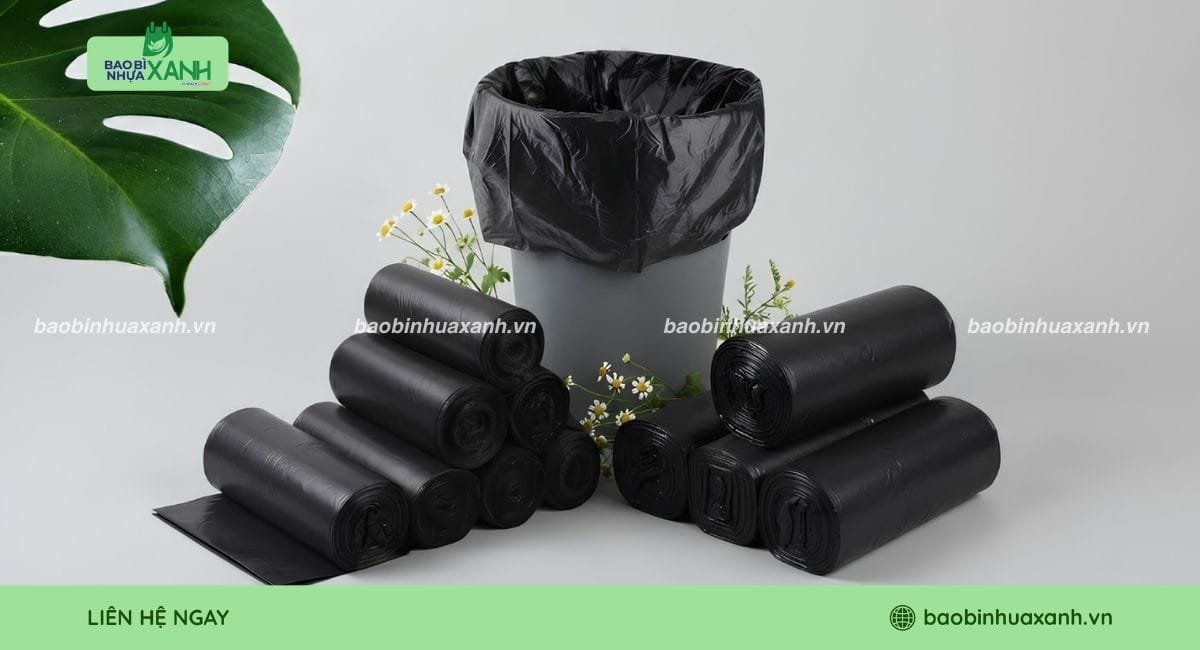 Túi đựng rác size trung bền chắc