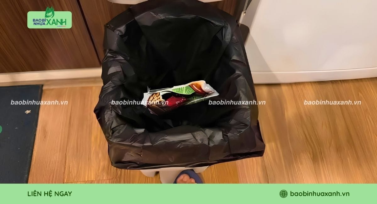 Túi đựng rác size trung dùng trong gia đình