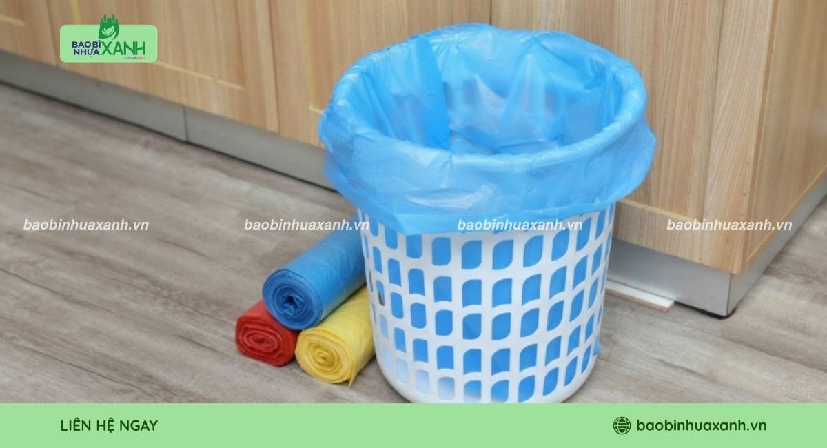 Túi đựng rác size trung dùng trong văn phòng