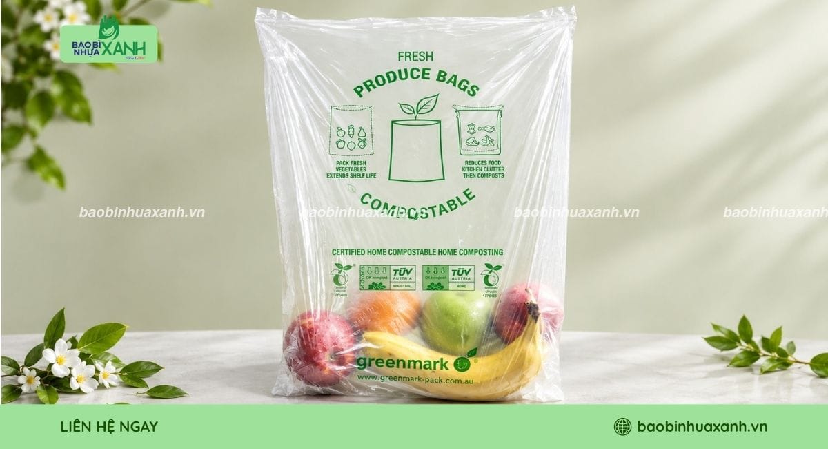 Túi đựng thực phẩm có nhãn seedling