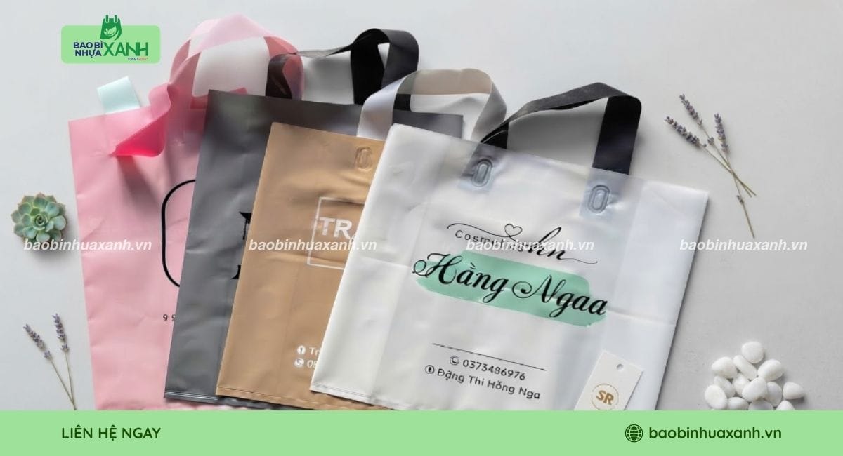 Túi ép quai HD dùng cho shop mỹ phẩm