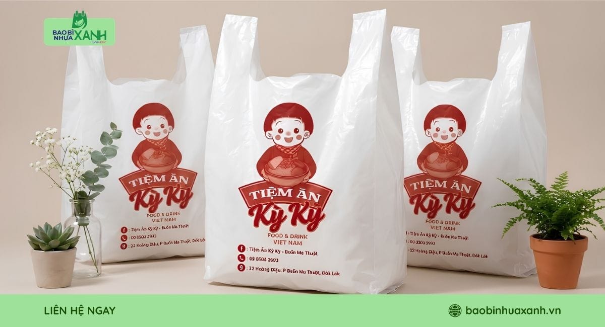 Túi 2 quai HD sữa Kỳ Kỳ Bakery