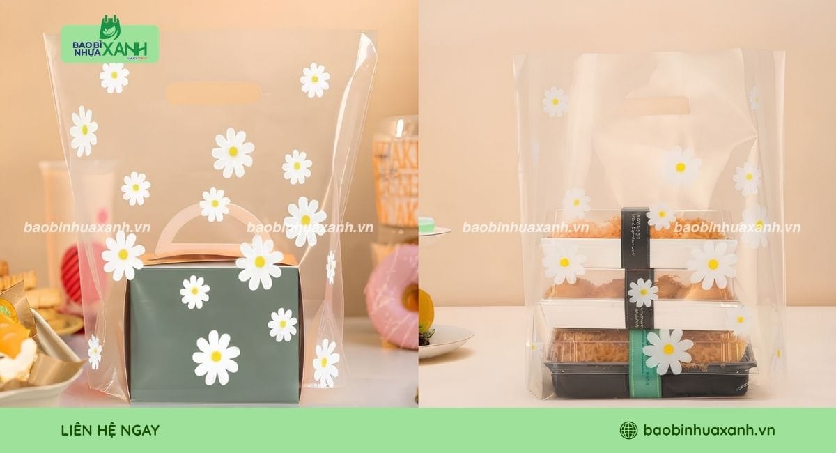 Túi hột xoài trong suốt giúp sản phẩm dễ quan sát