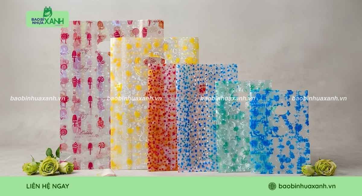 Túi hột xoài trong suốt thiết kế theo yêu cầu