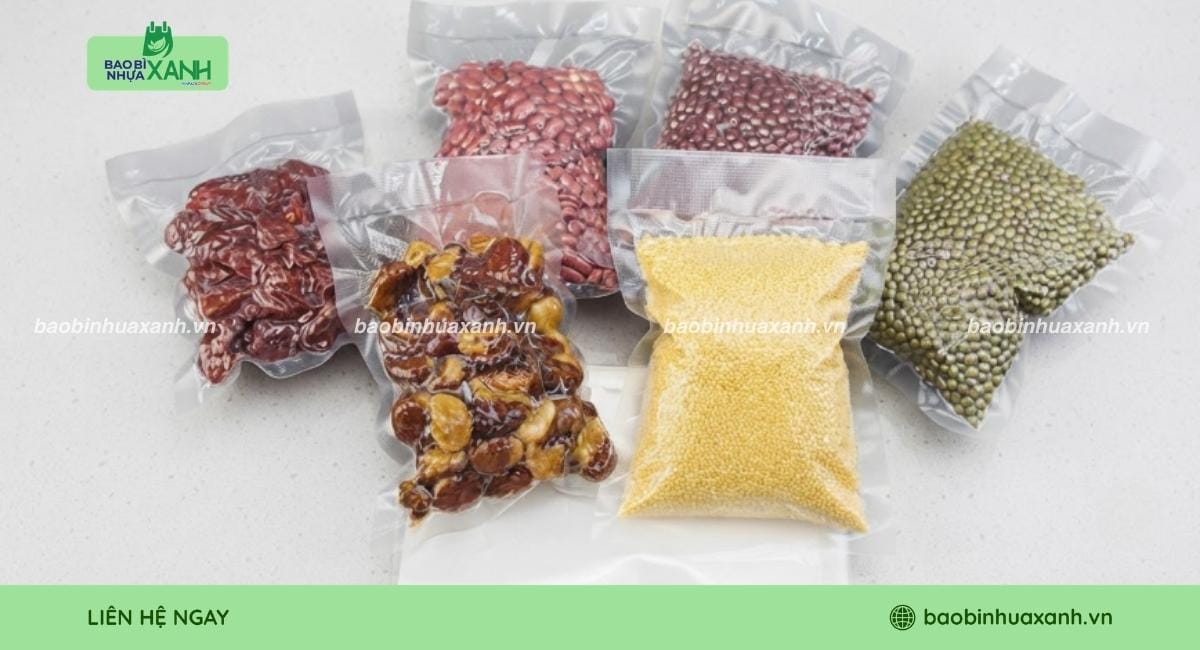 Túi hút chân không thực phẩm bảo quản được nhiều loại thực phẩm