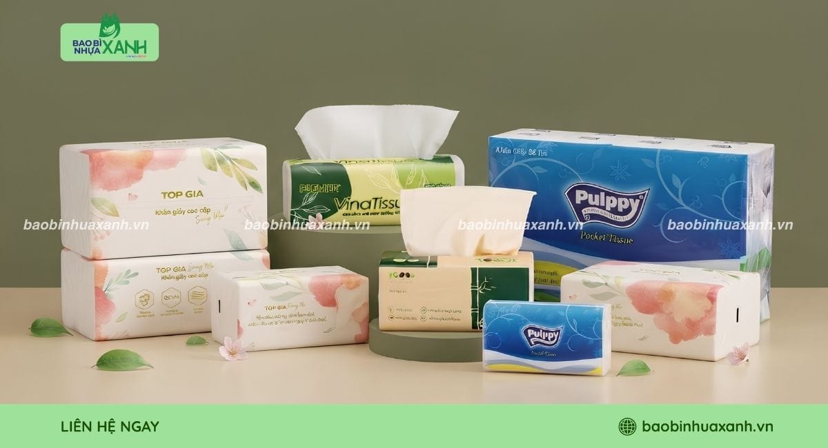 Túi đựng khăn giấy thiết kế lấy giấy tiện dụng