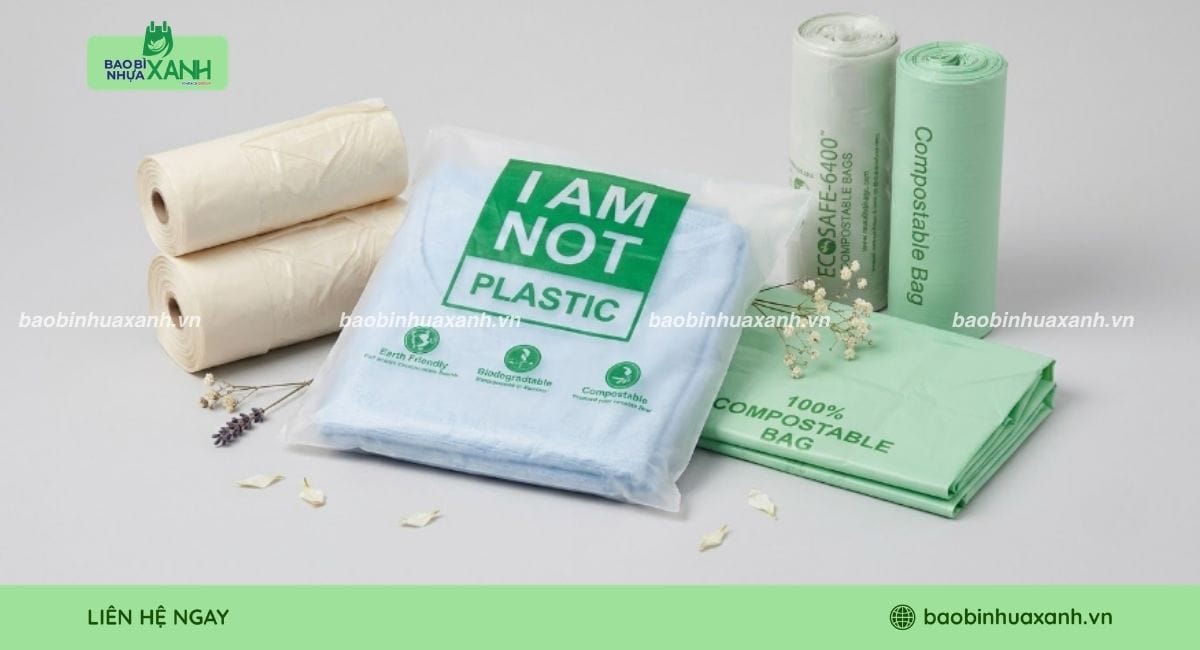 Túi phân hủy sinh học từ nhựa PBS