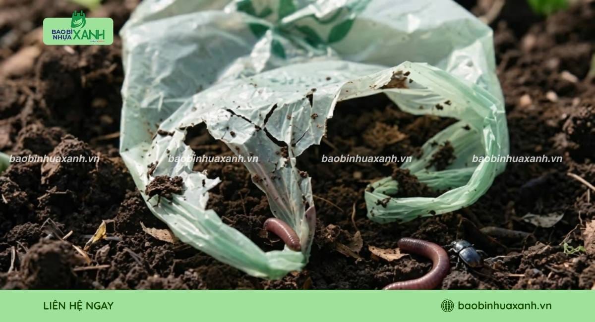 Túi tự hủy ngoài môi trường tự nhiên