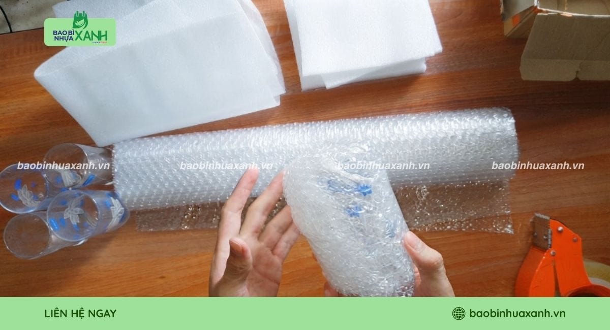 Xốp hơi bọc hàng bảo vệ hàng dễ vỡ