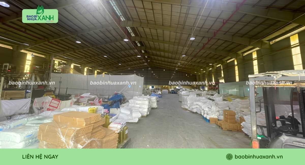 Xưởng Bao Bì Nhựa Xanh chuyên sản xuất túi OPP màng ngọc