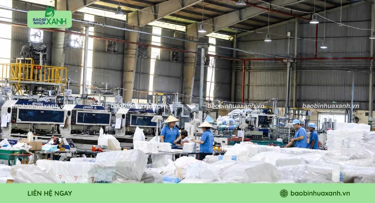 Xưởng Bao Bì Nhựa Xanh chuyên sản xuất bao đựng xơ dừa