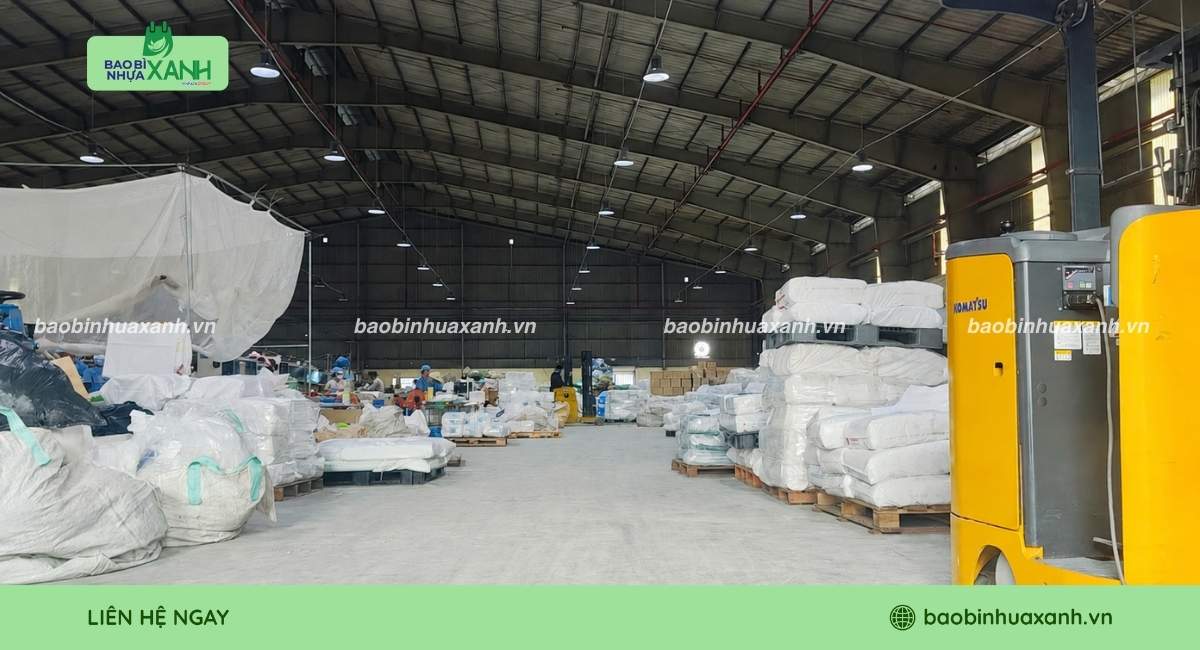 Xưởng Bao Bì Nhựa Xanh chuyên sản xuất màng PE