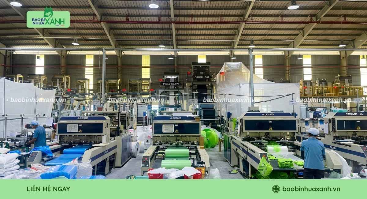 Xưởng Bao Bì Nhựa Xanh chuyên sản xuất túi đựng rác size tiểu