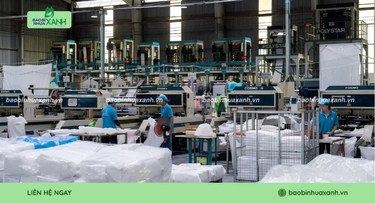 Xưởng Bao Bì Nhựa Xanh chuyên sản xuất túi phân hủy sinh học