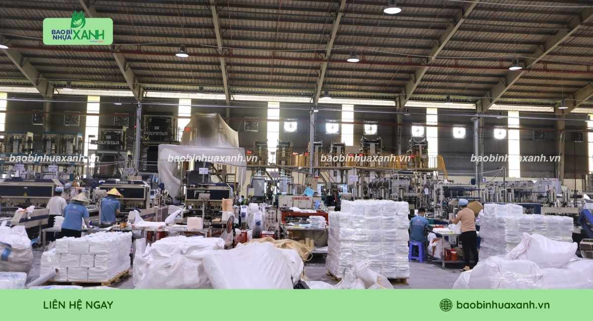 Xưởng Bao Bì Nhựa Xanh chuyên sản xuất túi tự hủy sinh học