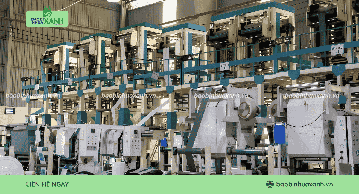 Xưởng Bao Bì Nhựa Xanh chuyên sản xuất bao bì tự hủy