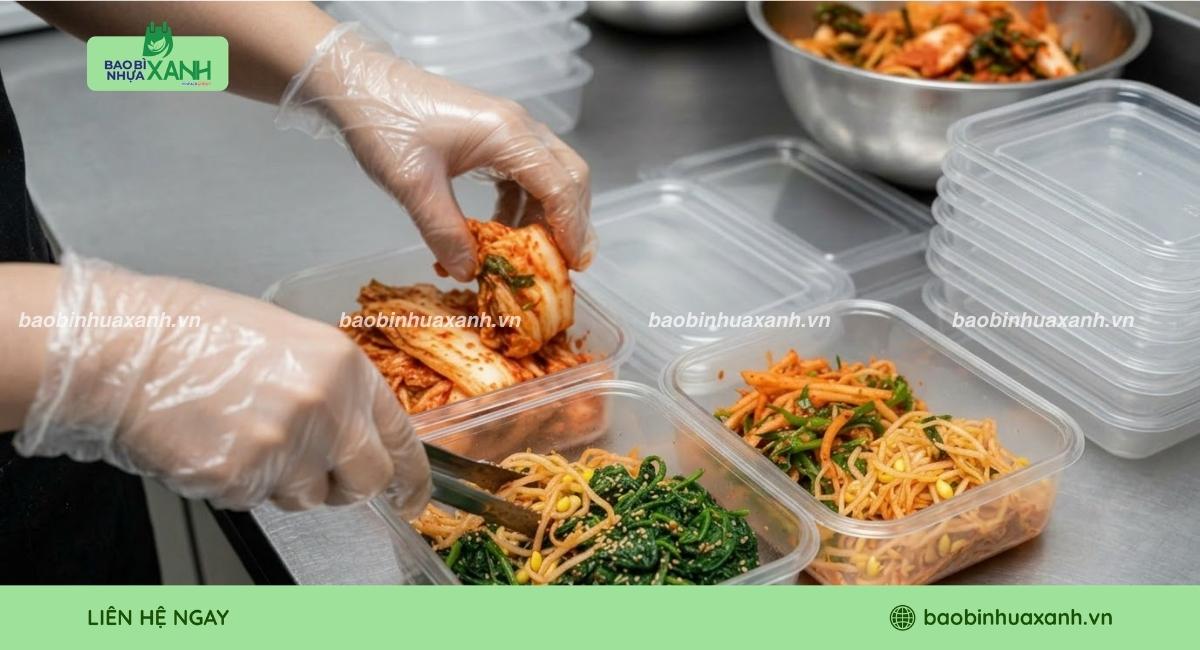 Bao tay nilon dùng trong đóng gói thực phẩm