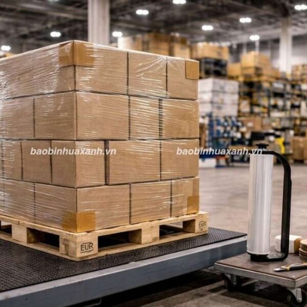 Cách Quấn Màng PE Pallet Đúng Kỹ Thuật, Tiết Kiệm Màng