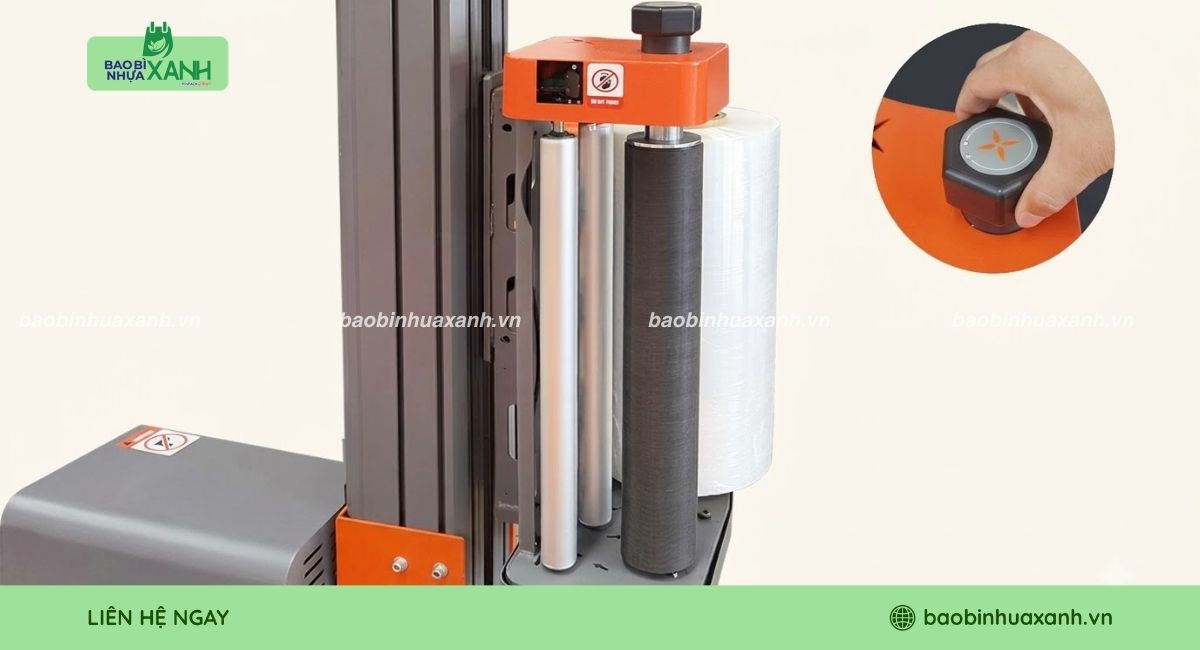 Điều chỉnh số vòng quấn theo kích thước pallet