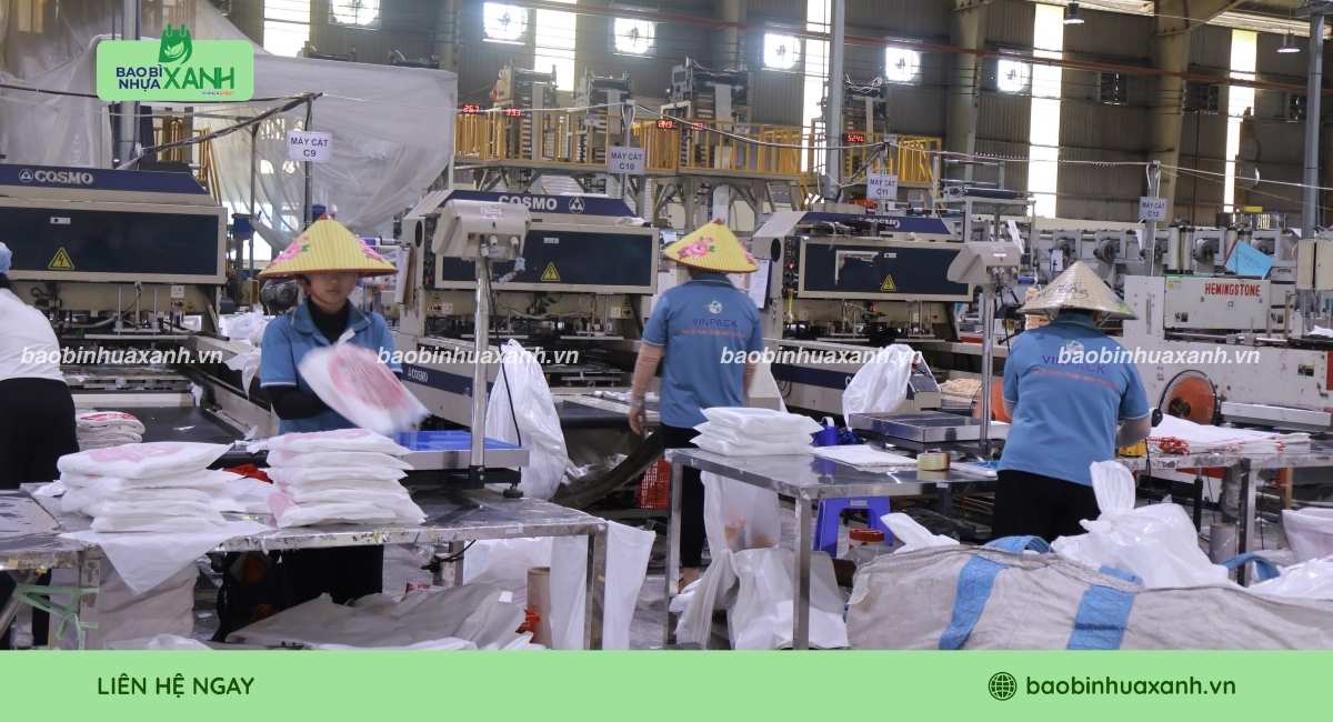 Xưởng Bao Bì Nhựa Xanh chuyên sản xuất màng PE chất lượng cao